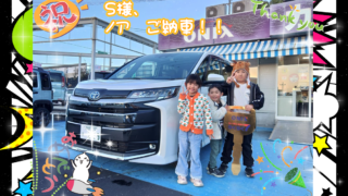 明石西店、S様　新車ノアの納車写真